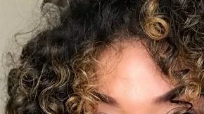 curly hair transition