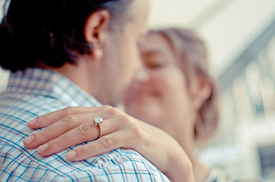 Jikolililili EKG Love Zircon Heart-to-heart Open Couple Pair Ring Wedding  Ring Set Gifts for Teen Girls Clearance - Walmart.com