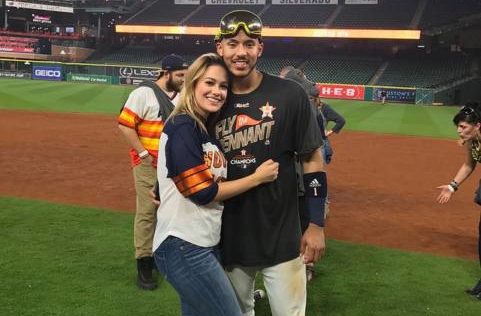 An Epic Evening: Astros Star Carlos Correa Proposes to Girlfriend After  World Series Win - HipLatina