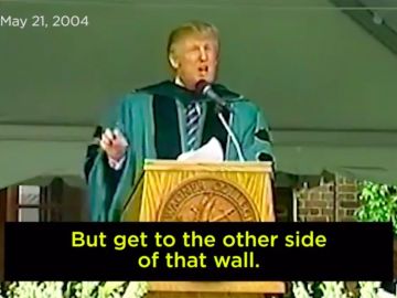 trump wall old video
