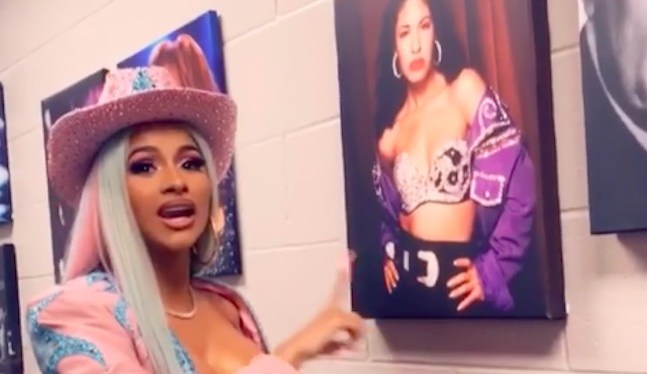 cardi b selena rodeo