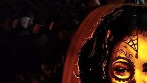 Day of the Dead Selena pumpkin