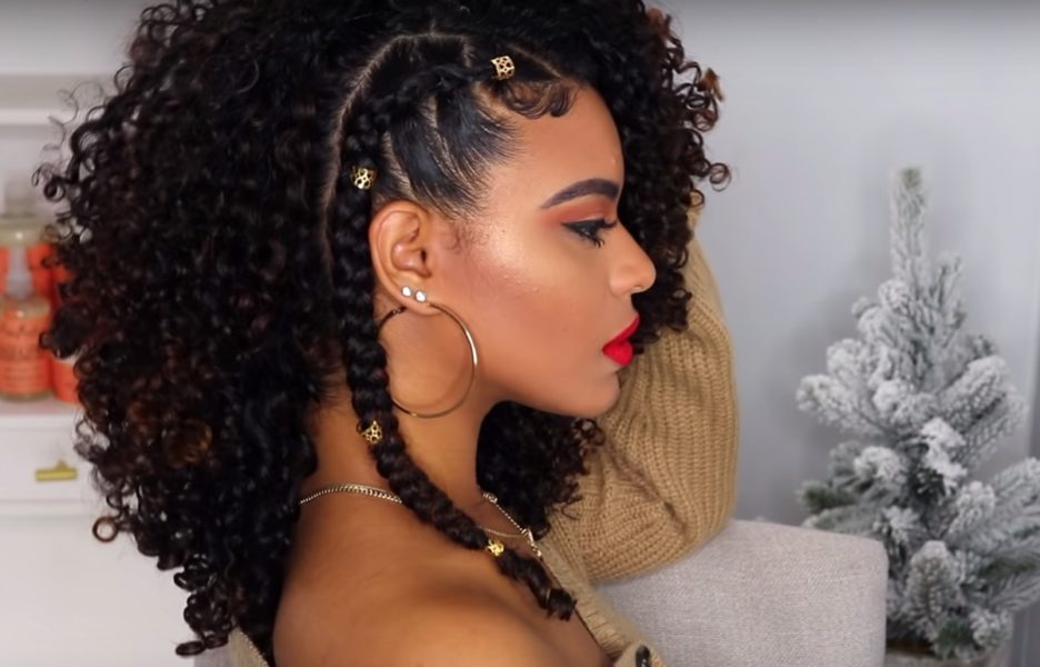 2 Simple Holiday Hairstyles for Natural Hair - Igbocurls