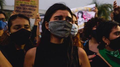 Femicide Protest Cancun, Mexico