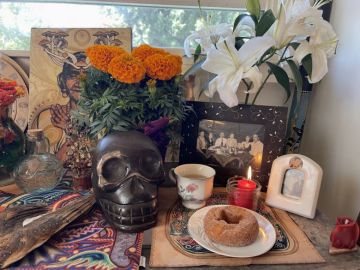 Dia de muertos altar