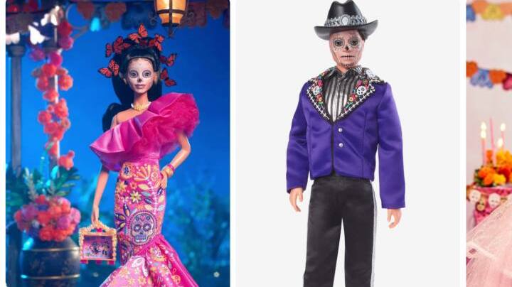 Dia Muertos Barbies Ken 2023